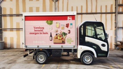 Delhaize test elektrische bestelwagen in Brussel